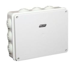 255MM X 200MM X 80MM IP55 Junction Box enclosure With Rubber Glands VJ25208R -