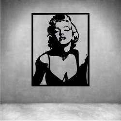 Marilyn Monroe - Matt Silver L 600 X H 900MM