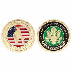 Commemorative Coin Us Souvenir Coin America Veteran Honor Collectible Coins Alloy Collection Crafts