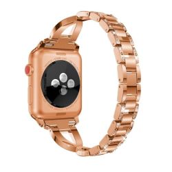 Fabulously Fit Apple Watch Rose Gold Diamant Linked Strap