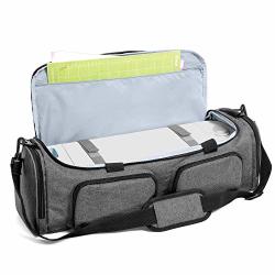 Luxja Bag For Cricut Explore Air AIR2 And Maker Carrying Case For Cricut Die-cut Machine And Accessories Bag Only Gray