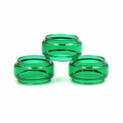 Cenglory 3PCS Replaceme-n-t Fat Bulb Glass Tube 8.5ML Capacity For S-t-i-c-k V-9 M-a-x Green