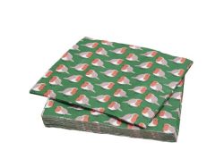 Christmas Patterns Robin Napkins Pack Of 20