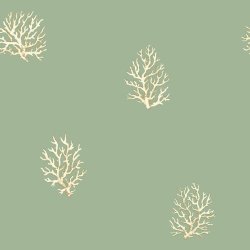 Waverly 5511987 Coral Companion Wallpaper Teal 20.5-INCH Wide