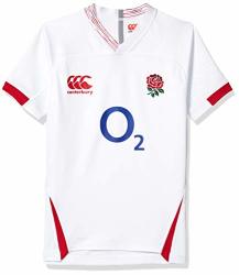 Canterbury Official 19 20 England Rugby Kids Vapodri Home Pro Jersey