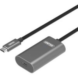 UNITEK U305A USB3.1 GEN1 Type-c Active Extension Cable 5M Gray