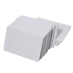 Premium Blank Pvc Cards For Id Badge Printers Graphic Quality White Plastic CR80 30 Mil For Zebra Fargo Magicard Printers 100PCS
