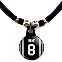 Oakland Football Jersey Necklace Personalized With Your Name And Number