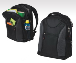 Eco Earth Eco Laptop Backpack - Black