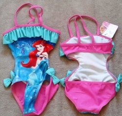 Costume - Little Mermaid Character - Girls Age 2 - 3 Years Old