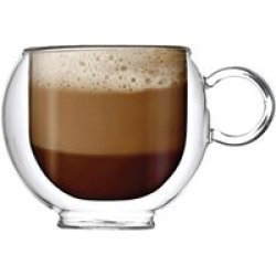 Nova Double Wall Coffee Cappuccino Cup 180ML 2-PACK