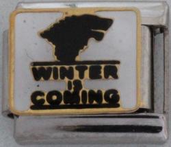 Winter Is Coming Game Of Thrones 9MM Charm