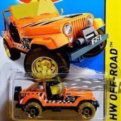 Mattel Hot Wheels 2015 Series Orange Regular Treasure Hunt Jeep CJ-7 Die-cast