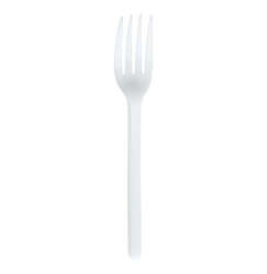Forks Plastic White 1 X 250'S