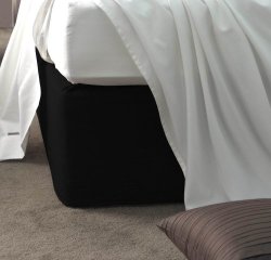 Cotton Boutique Black Base Cover Single - Premium High Quality Bedroom Bed Linen