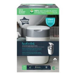 Tommee Tippee Sangenic Twist & Click Nappy Disposable Bin Eco Friendlier Cotton White