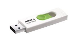 Adata UV320 256GB USB3.2 GEN1 Flash Drive - White green