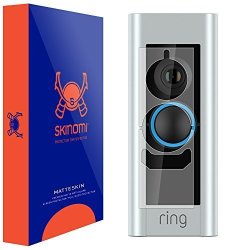 Skinomi Matte Screen Protector Compatible With Ring Video Doorbell Pro Anti-glare Matte Skin Tpu Anti-bubble Film