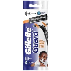 Gillette Shave Guard Razor + 3 Blades + Prep Sachet