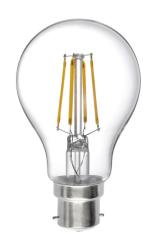 Power Up LED Filament A60 4W 400LM B22 Clear
