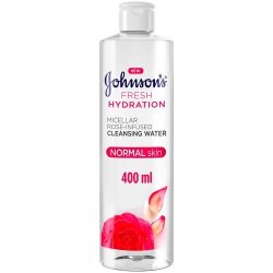 Johnsons Johnson's Micellar Water Fresh Hydration Rose-infused Cleansing Water 400ML