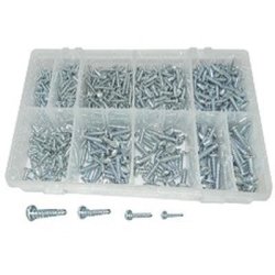 800 Piece Self Tapping Scews Slotted Set