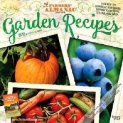 2018 Farmers Almanac Garden Recipes Wall Calendar Calendar