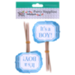 Its A Boy Baby Shower Cake Topper 24 Piece