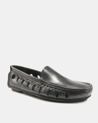 worm Moderator heilig Deals on Beaver Canoe Bugarri Genuine Leather Cut Out Driver Shoes Black |  Compare Prices & Shop Online | PriceCheck