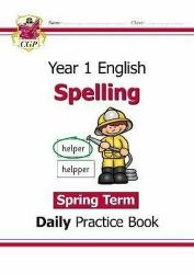 New KS1 Spelling Daily Practice Book: Year 1 - Cgp Books Paperback