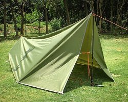 6 Stakes and 12 Ropes Included MIER Waterproof Hammock Rain Fly Lightweight Tent Tarp Camping Backpacking Tarp Shelter