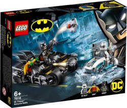 Lego DC Comics Super Heroes Batman Mr. Freeze Batcycle Battle