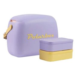 Ss Cooler Bag Lilac W X2 Lunch Box