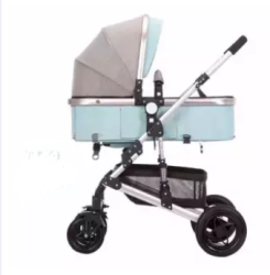 mint green pram