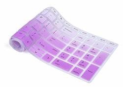 Casebuy Hp Probook Laptop Keyboard Cover 15.6 Inch For Hp Probook 450 G6 15.6" Probook 455 G6 Probook 650 G4 15.6" Hp Probook 470 G5 17.3" Notebook Ombre Purple