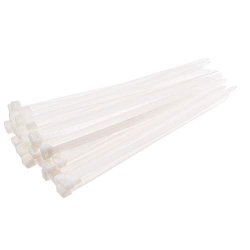 Uxcell 60PCS Cable Zip Ties 8 Inch X 0.3 Inch Self-locking Nylon Tie Wraps White