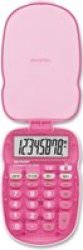 Sharp EL-S10B Pink School Calculator