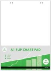A1 Flip Chart Pads Padded - 40 Punched Pages 860 X 610 Pack Of 5