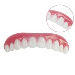 Coerni Denture 2PCS Comfort Fit Flex Cosmetic Teeth Denture Top Teeth Cosmetic Veneer