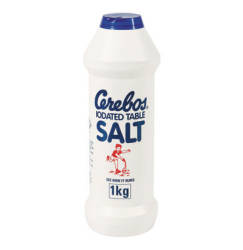 Cerebos Table Salt Flask 1 X 1KG