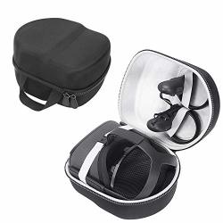Hijiao Hard Travel Case For Oculus Quest All-in-one VR Gaming Headset And Controllers Accessories Waterproof Shockproof Carring Case Black