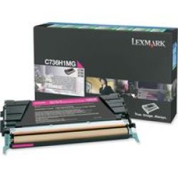 Lexmark C763H1MG Magenta High Yield Laser Toner Cartridge