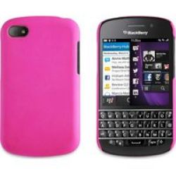 Muvit Soft Back Shell Case For Blackberry Q10 Pink