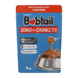 Bobtail Chicken Chunks & Gravy Dog Food 85G