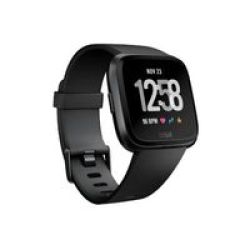 Fitbit Versa Fitness Smartwatch in Black