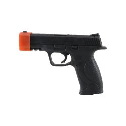 Training Pistol Tpr Material 19CM Black W red Tipping - E403TR