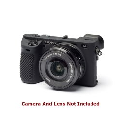 Pro Silicone Camera Case For Sony A6500 - Black - ECSA6500B