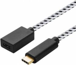 MicroWorld USB3.1 Type C Male To Female 1M