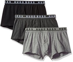 Boss Hugo Boss Men's Trunk 3P Co el 10146061 01 Grey charcoal black Medium