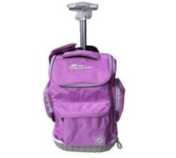 Camel Mountain - 19 Inch School Trolley Bag rolling Backpack - Purple